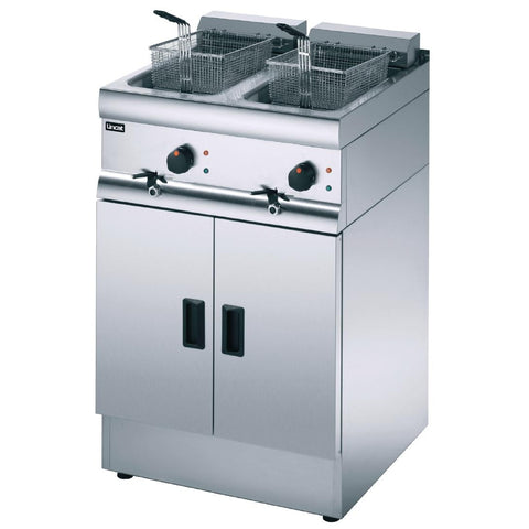 Lincat Silverlink 600 Free Standing Double Electric Fryer J18