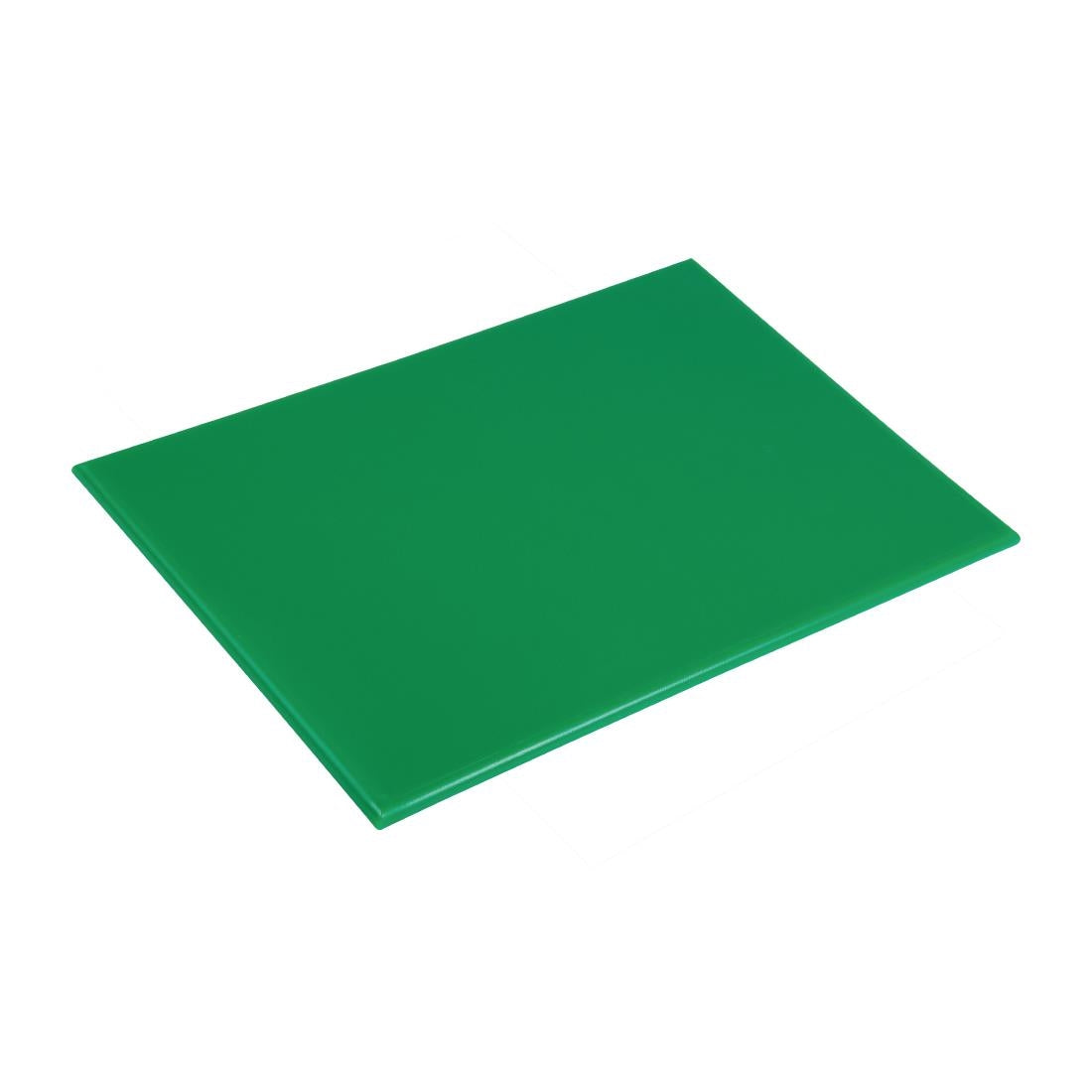 Hygiplas High Density Antibacterial Green Chopping Board 455x305x12mm