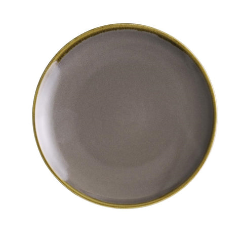 Olympia Kiln Smoke Round Coupe Plates 178mm (Pack of 6)