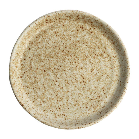 Olympia Canvas Small Rim Round Plate Wheat 180mm (Pack of 6)