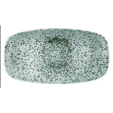 Churchill Mineral Oblong Chef Plates Green 189 x 355mm (Pack of 6)