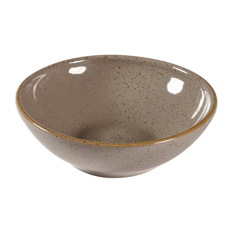 Churchill Stonecast Shallow Bowls Grey 9oz 130mm (Pack of 12)