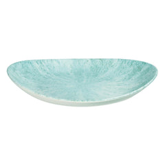 Churchill Stone Oval Coupe Plates Aquamarine 270 x 229mm (12 Pack)