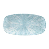 Churchill Stone Oblong Chef Plates Aquamarine 153 x 298mm (Pack of 12)