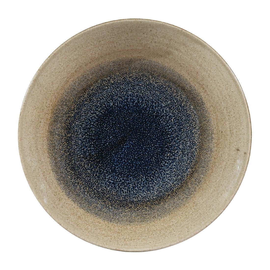 Churchill Stonecast Aqueous Deep Coupe Plates Bayou Taupe 225mm (12 Pack)