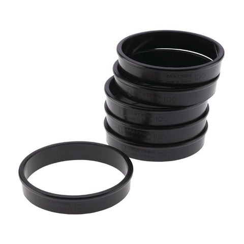 Matfer Exoglass Tart Ring 100mm (Pack of 6)