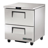 True 2 Drawer Undercounter Freezer TUC-27F-D-2-HC