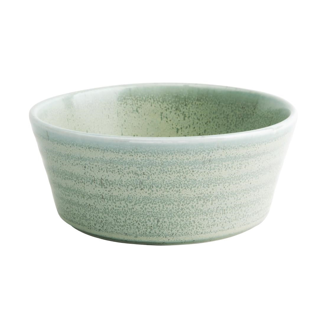 Olympia Cavolo Flat Round Bowls Spring Green 143mm (6 Pack)