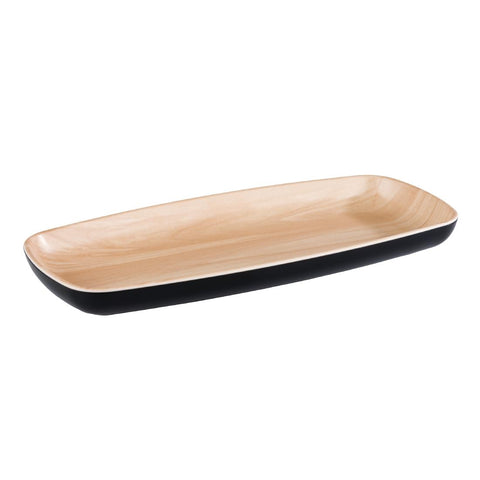 APS Frida Tray Wood & Black 270 x 120mm