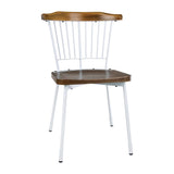 Bolero Scandi Side Chairs White (Pack of 2)