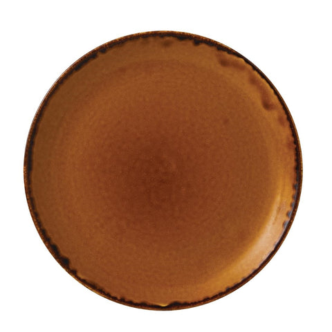 Dudson Harvest Evolve Coupe Plates Brown 217mm (Pack of 12)