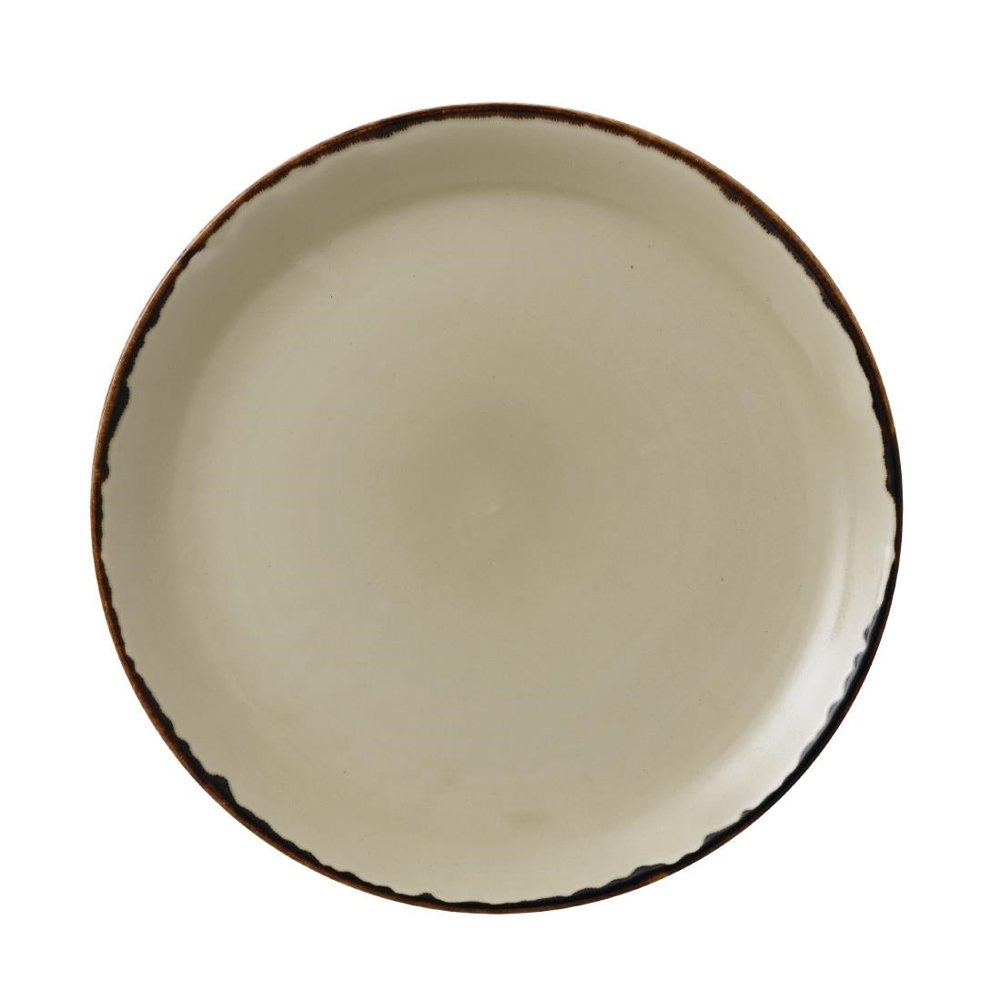 Dudson Harvest Evolve Coupe Plates Linen 288mm (12 Pack)
