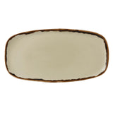 Dudson Harvest Oblong Chefs Plates Linen 298 x 153mm (12 Pack)