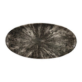 Churchill Studio Prints Stone Chefs Plates Quartz Black 347 x 173mm (Pack of 6)