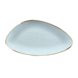 Churchill Stonecast Triangular Chefs Plates Duck Egg 355 x 188mm (6 Pack)