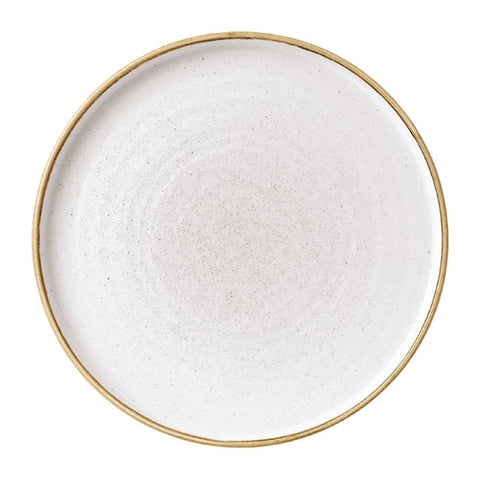 Churchill Stonecast Walled Chefs Plates Barley White 210mm (Pack of 6)