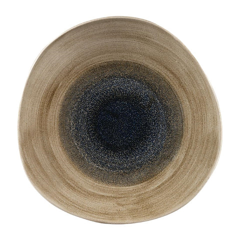 Churchill Stonecast Aqueous Organic Round Plates Bayou Taupe 286mm (Pack of 12)