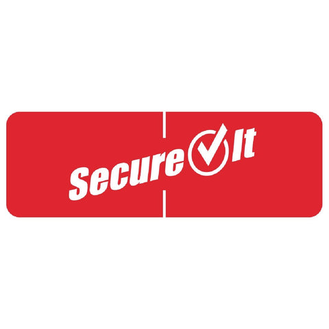 SecureIt Tamper-Resistant Removable Food Packaging Labels Small (Pack of 2 x 250)