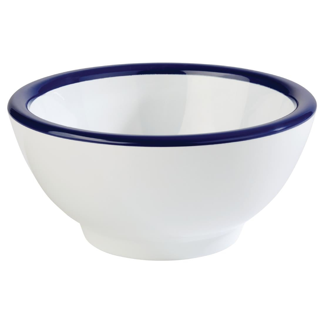 APS Pure Bowl White And Blue 130(D) x 65(H) 0.3Ltr (B2B)