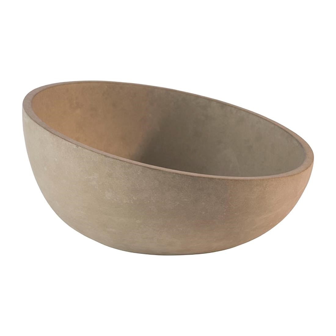 APS Element Sloping Bowl Concrete 220mm 1100ml