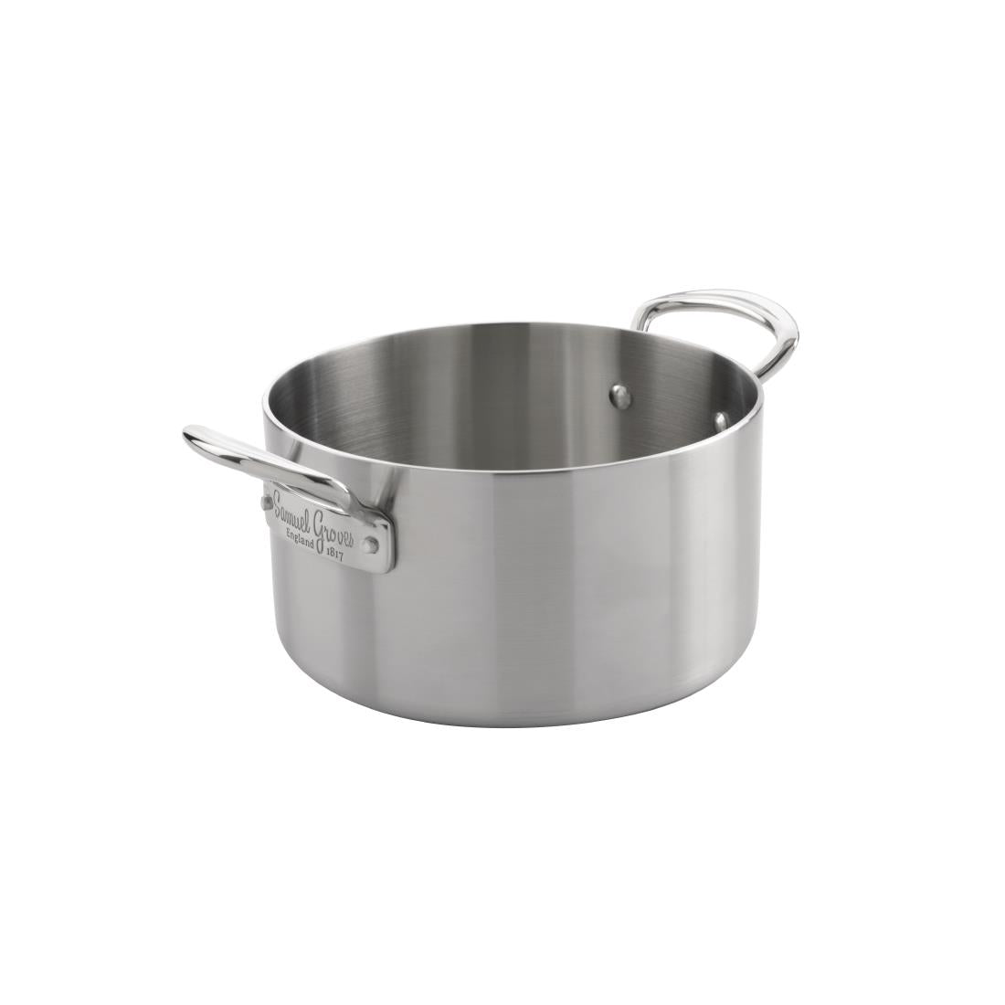 Samuel Groves Copper Core 5-ply Casserole Pan 200cm