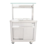 Parry Flexi-Serve Ambient Cupboard with Chilled Well & LED Illuminated Gantry FS-AW2Pack