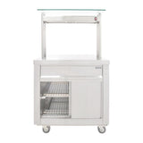 Parry Flexi-Serve Ambient Cupboard with Plain Top & LED Illuminated Gantry FS-A2Pack