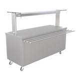 Parry Flexi-Serve Ambient Cupboard with Plain Top & LED Illuminated Gantry FS-A5Pack
