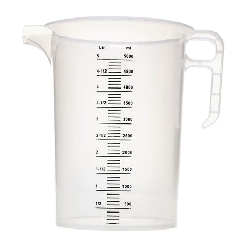 Pro-Measures Polypropylene Measuring Jug 5Ltr