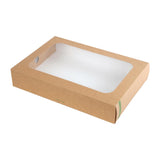 Vegware Compostable Sandwich Platters With Lid Large (25 Pack)