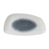 Churchill Raku Geo Plates Topaz Blue 346x171mm (6 Pack)