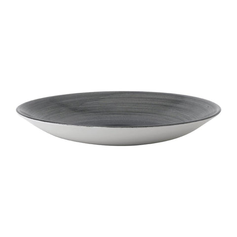 Churchill Stonecast Aqueous Deep Coupe Plates Grey 279mm (Pack of 12)