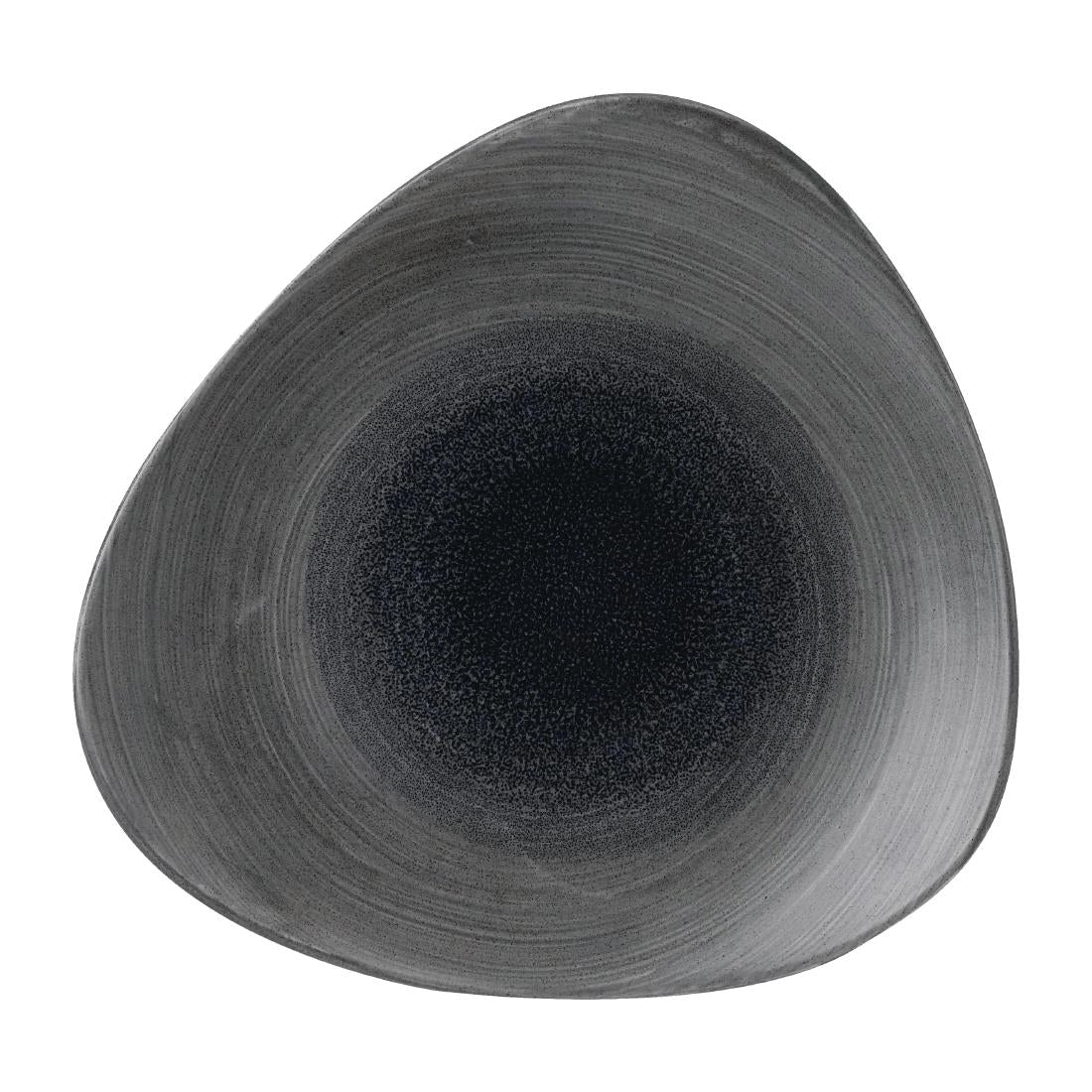 Churchill Stonecast Aqueous Lotus Plates Grey 254mm (12 Pack)