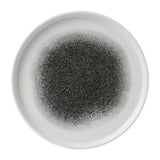 Churchill Raku Walled Plates Quartz Black 218mm (Pack of 6)