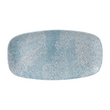 Churchill Med Tiles Oblong Plates Aquamarine 352x187mm (6 Pack)