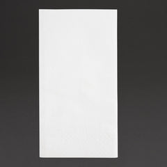 Fiesta Recyclable Lunch Napkin White 330x330mm 2ply 1/8 Fold (2000 Pack)