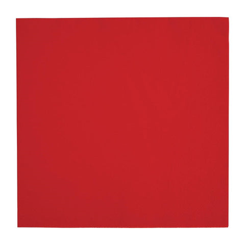 Fiesta Dinner Napkins Red 400mm (Pack of 1000)