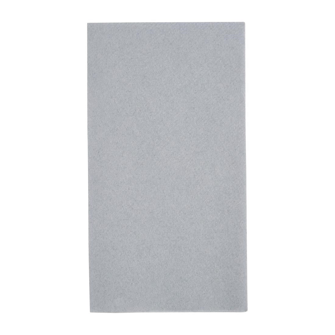 Fiesta Recyclable Premium Tablin Dinner Napkin Grey 40x40cm Airlaid 1/8 Fold (Pack of 500)