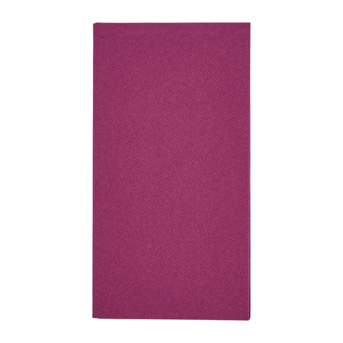 Fiesta Recyclable Premium Tablin Dinner Napkin Plum 40x40cm Airlaid 1/8 Fold (Pack of 500)