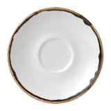 Dudson Harvest Cappuccino Saucers Natural 158mm (12 Pack)