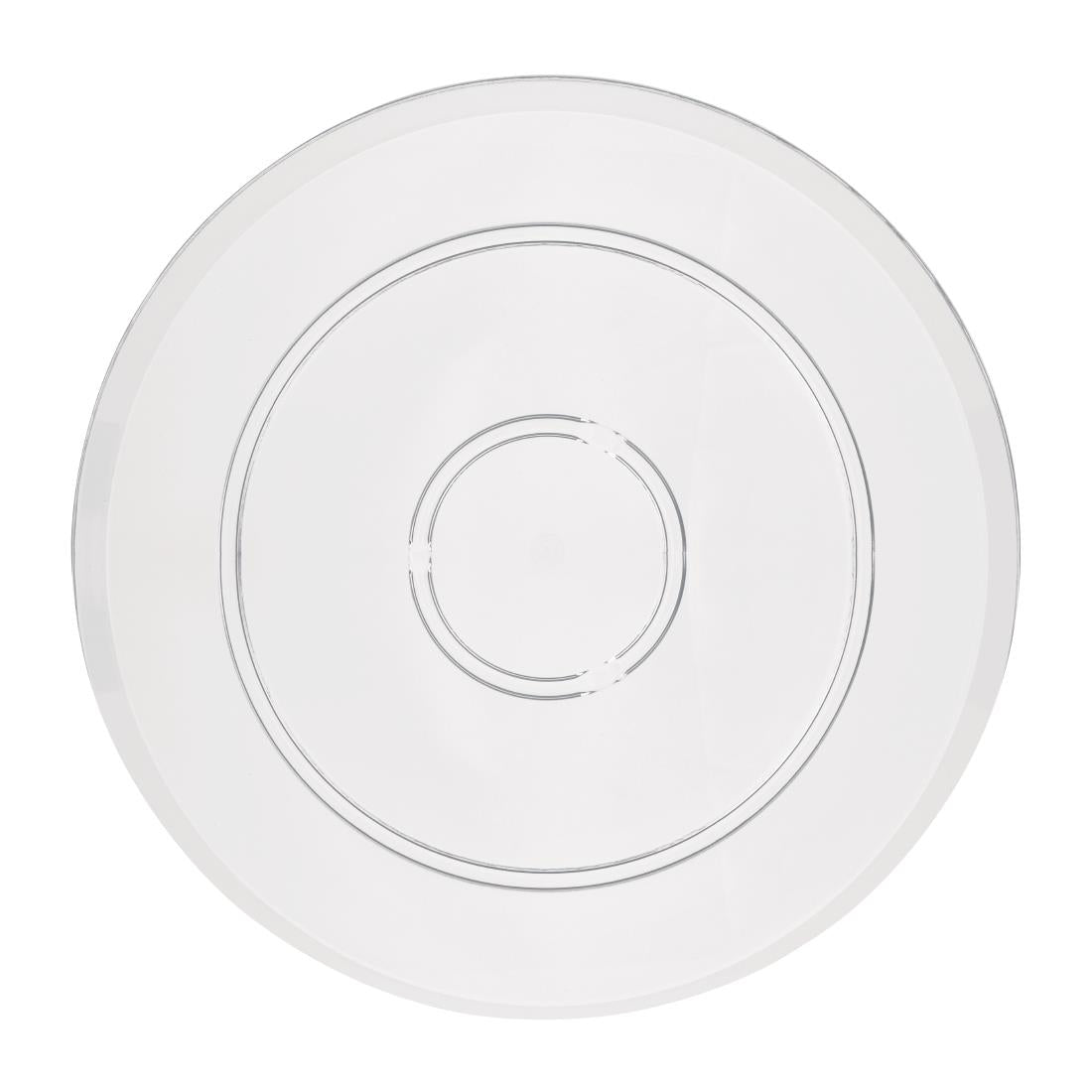 Olympia Kristallon Polycarbonate Display Plate Clear 345(¯)mm