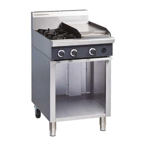 Cobra Natural Gas Range 2 Burner with Griddle C6CN