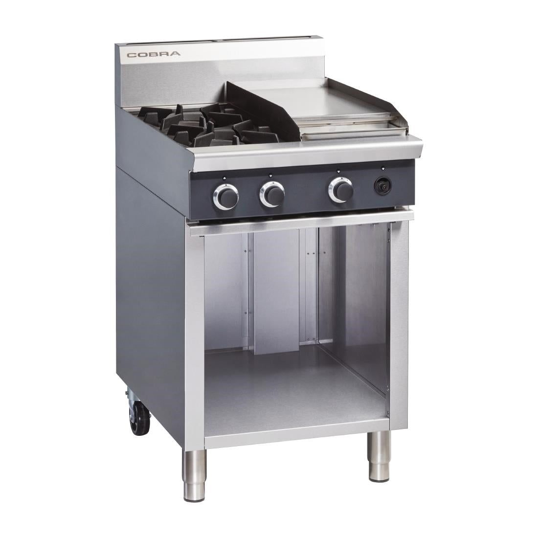 Blue Seal Cobra Propane Gas Range 2 Burner with Griddle C6CL