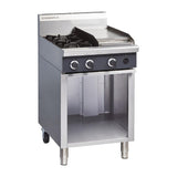 Cobra Propane Gas Range 2 Burner with Griddle C6CL