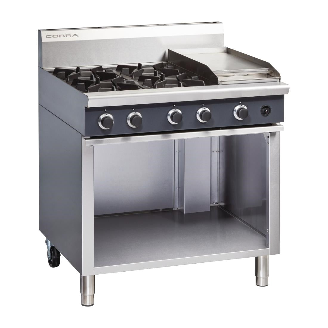 Blue Seal Cobra Propane Gas Range 4 Burner with Griddle C9CL