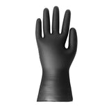 Hygiplas Vinyl Black Powder Free Glove M - pack 100