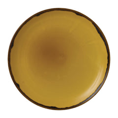 Dudson Harvest Coupe Plates Mustard 260mm (12 Pack)