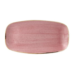 Churchill Stonecast Oblong Plates No. 4 Petal Pink 355x189mm (6 Pack)