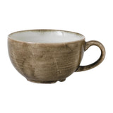 Stonecast Patina Antique Taupe Cappuccino Cups 12oz (12 Pack)