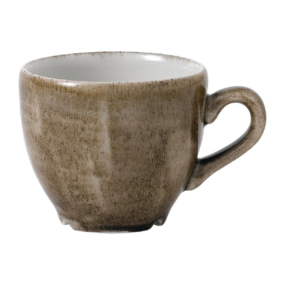 Stonecast Patina Antique Taupe Espresso Cups 3.5oz (12 Pack)